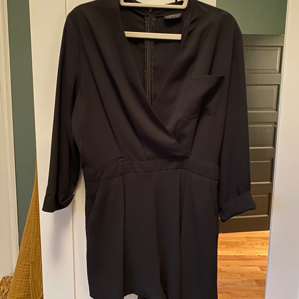 Black topshop romper